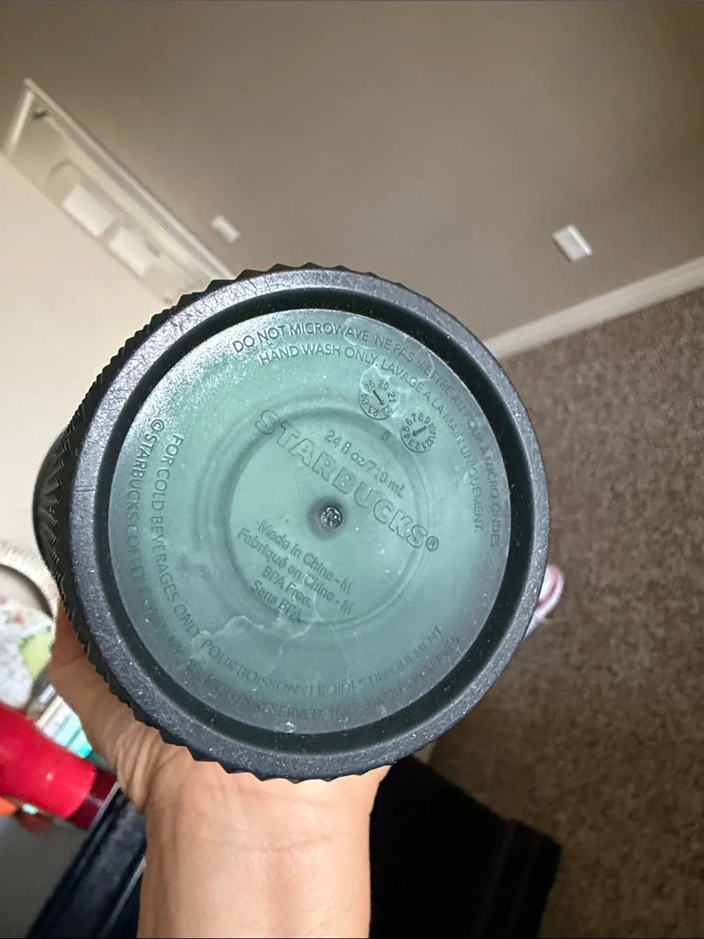 Starbucks textured studded